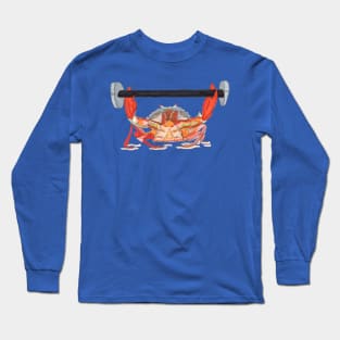 workout crab Long Sleeve T-Shirt